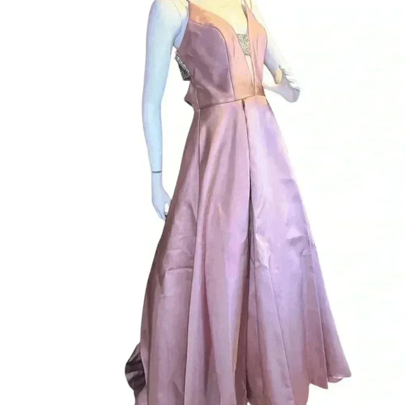 Pink By Alexia Designs Ball Gow Backless Ptom Dress Size 12. - Picture 6 of 15